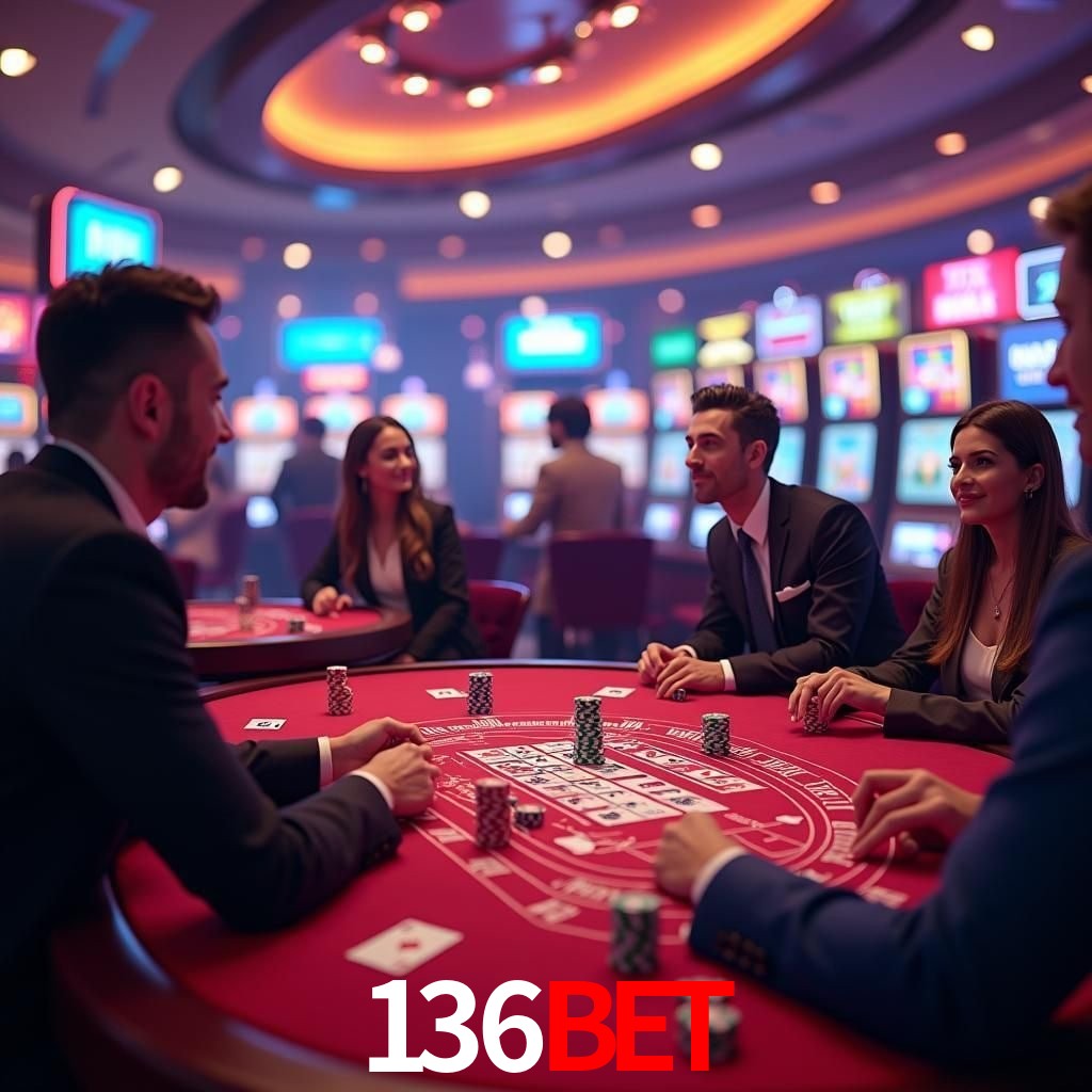 A Experiência Imersiva dos Cassinos Ao Vivo no 136Bet
